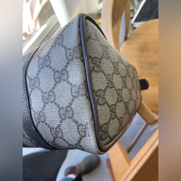 Gucci canvas stripe monogram supreme Boston Bag - Picture 14 of 16